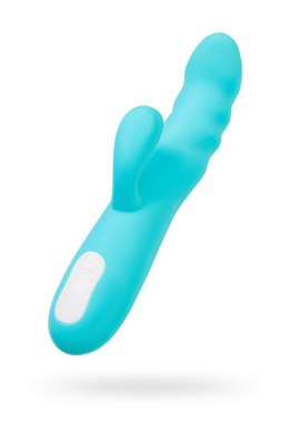Wibrator króliczek rotacyjny JOS MERRY SWI niebieski silikonowy 20.7 cm USB JOS
