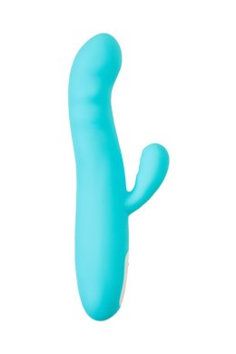 Wibrator króliczek rotacyjny JOS MERRY SWI niebieski silikonowy 20.7 cm USB JOS