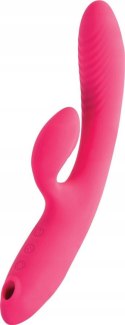 Wibrator króliczek ssący JOS Enila silikonowy różowy 23 cm USB JOS