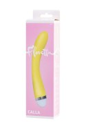 Wibrator punktu G Flovetta Calla silikonowy żółty USB 22 cm Flovetta