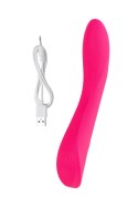 Wibrator punktu G JOS Twig silikonowy różowy USB 20,5 cm JOS