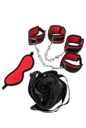 Zestaw bondage Anonymo Toyfa poliester czerwony Toyfa