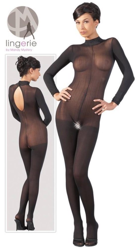 Bodystocking koronkowy NO:XQSE S/M poliamid NO:XQSE