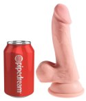 Dildo TPE King Cock Plus z jądrami 20,3 cm King Cock Plus