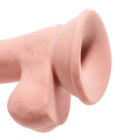 Dildo TPE King Cock Plus z jądrami 20,3 cm King Cock Plus