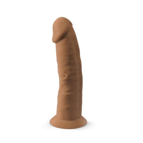 Dildo z cyberskóry Silexd Model 2 karmelowy 19 cm z przyssawką Silexd