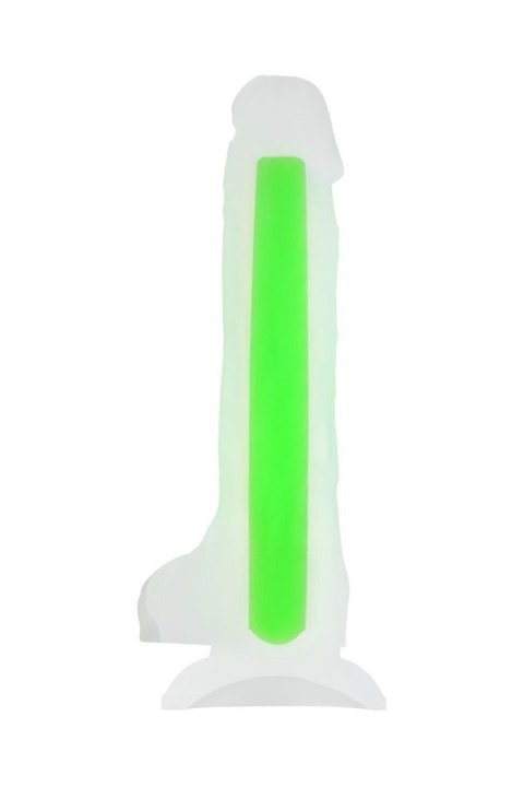 Dildo żelowe Beyond by Toyfa Wade Glow świecące zielone 14,5 cm Beyond by Toyfa
