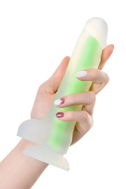 Dildo żelowe Beyond by Toyfa Wade Glow świecące zielone 14,5 cm Beyond by Toyfa