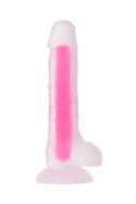 Dildo żelowe świecące Peter Glow Beyond różowe 16,5 cm Beyond by Toyfa