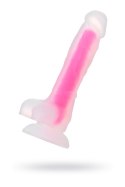 Dildo żelowe świecące Peter Glow Beyond różowe 16,5 cm Beyond by Toyfa
