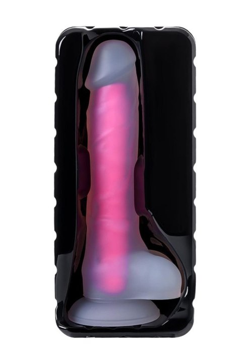Dildo żelowe świecące Peter Glow Beyond różowe 16,5 cm Beyond by Toyfa