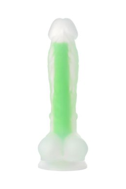 Dildo żelowe świecące zielone 13cm Beyond by Toyfa Beyond by Toyfa