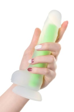 Dildo żelowe świecące zielone 13cm Beyond by Toyfa Beyond by Toyfa