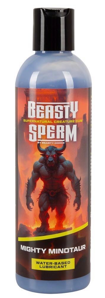 Lubrykant Beasty Cocks Sperm Mighty Minotaur szaro niebieski 250 ml Beasty Cocks