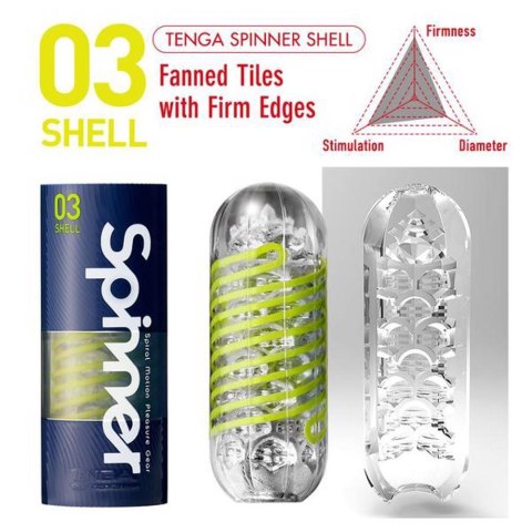 Masturbator spinner Tenga Spinner Shell 13 cm Tenga