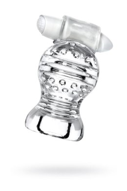 Masturbator wibrujący Lingam Shakti transparentny 9 cm Lingam by TOYFA