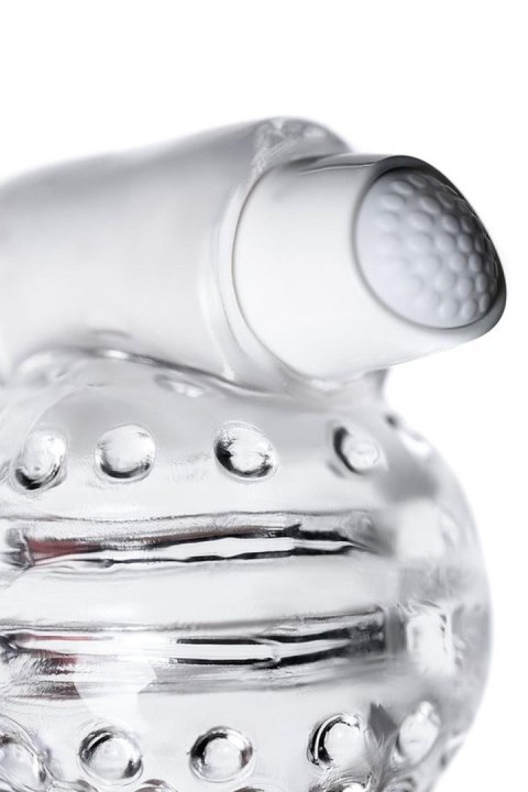 Masturbator wibrujący Lingam Shakti transparentny 9 cm Lingam by TOYFA