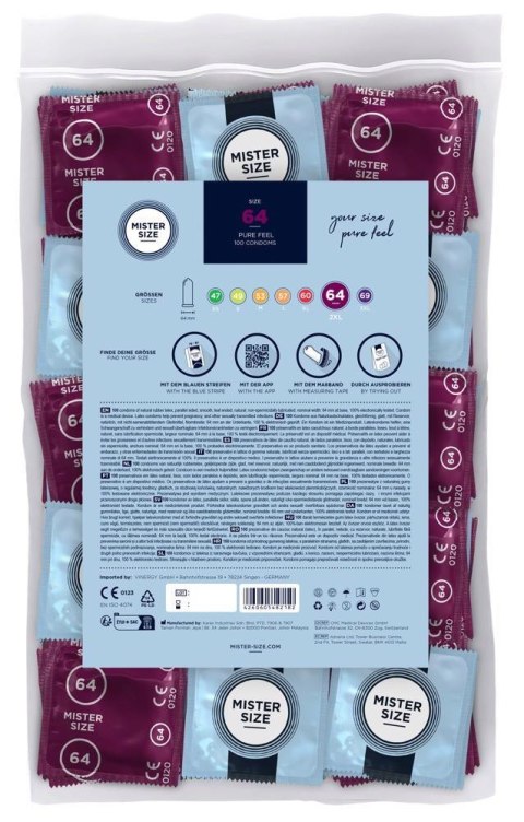 Mister Size 64mm pack of 100 Mister Size
