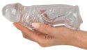 Przedłużka na penisa Crystal Clear TPE 19,2 cm Crystal