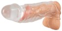 Przedłużka na penisa Crystal Clear TPE 19,2 cm Crystal