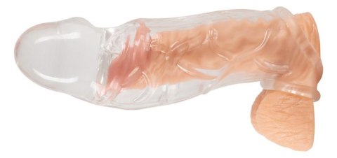Przedłużka na penisa Crystal Clear TPE 19,2 cm Crystal