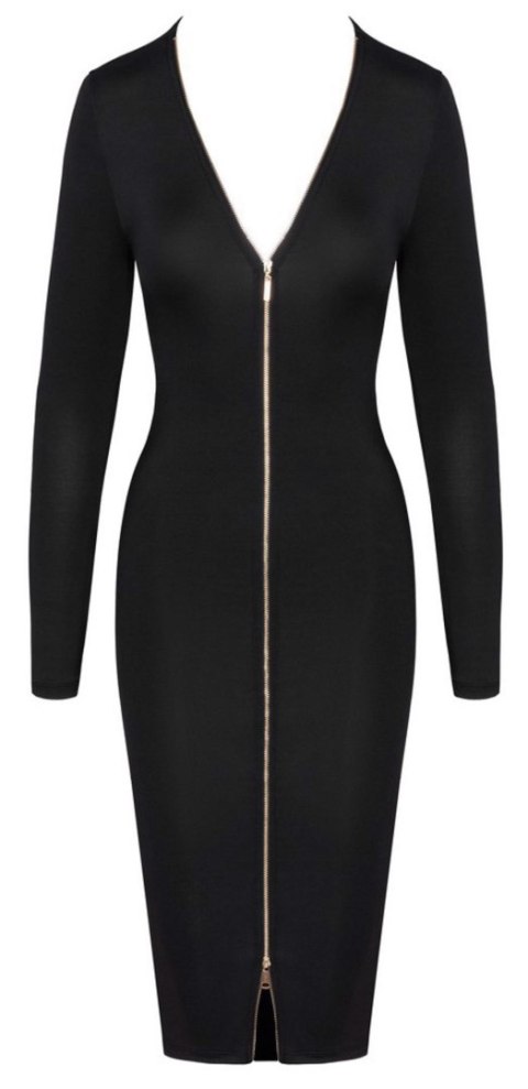 Body Cottelli BONDAGE z otwartym krokiem i kajdankami czarne XL Cottelli PARTY