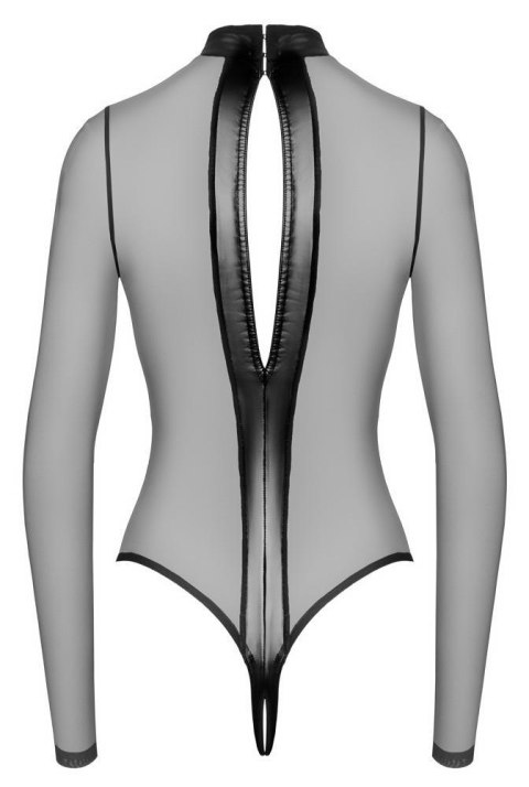 Body erotyczne transparentne Noir Cross M Noir