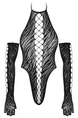 Body tygrysie Fantasy czarny S L Fantasy by Cottelli Collection