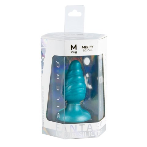 Korek analny termoreaktywny Melty Silexd M 9 cm Silexd