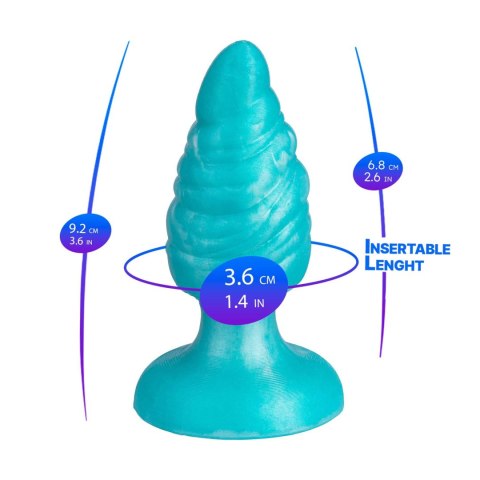 Korek analny termoreaktywny Melty Silexd M 9 cm Silexd
