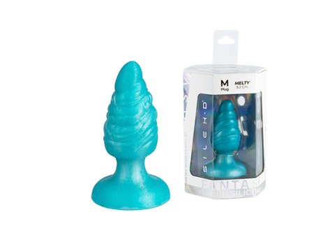 Korek analny termoreaktywny Melty Silexd M 9 cm Silexd