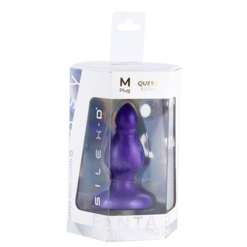 Korek analny termoreaktywny Queen Silexd M 9,6 cm Silexd