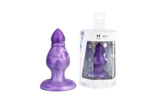 Korek analny termoreaktywny Queen Silexd M 9,6 cm Silexd