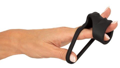 Mankiet na penisa Erecto silikonowy z pierścieniem na jądra 8 cm Erecto