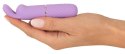 Mini wibrator króliczek Cuties fioletowy USB 10,8 cm Cuties