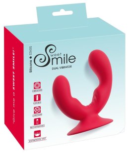 Wibrator podwójny Sweet Smile z przyssawką USB Sweet Smile