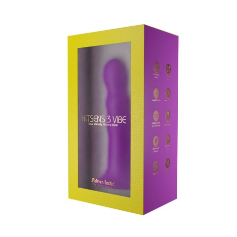 Wibrator realistyczny Adrien Lastic Hitsens 3 lila ładowalny 18 cm Adrien Lastic