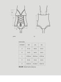 Body koronkowe Obsessive Slevika czarne L/XL Obsessive