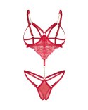 Body otwarte Matildea czerwone Obsessive L/XL Obsessive