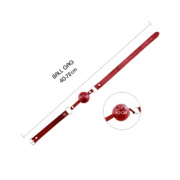 Knebel z kulką ABS Alive czerwony 4 5 cm regulowany Alive