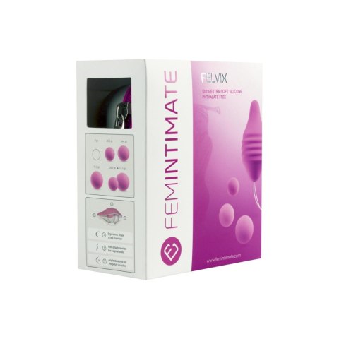 Kulki silikonowe Pelvix Femintimate różowe 6 cm Femintimate