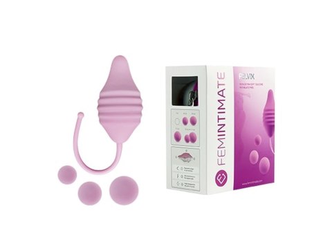 Kulki silikonowe Pelvix Femintimate różowe 6 cm Femintimate