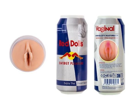 Masturbator Red Dolls Cnex Energy Pleasure czerwony CNEX