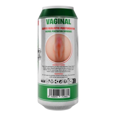 Masturbator piwny Silexd Vagina II cielisty wodoodporny Silexd