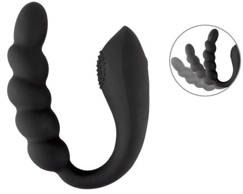 Wibrator analny giętki Black Velvets silikonowy USB 26 cm Black Velvets