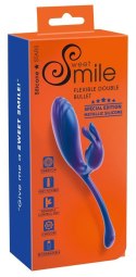 Wibrator króliczek Sweet Smile metaliczny elastyczny USB 22 cm Sweet Smile
