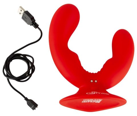 Wibrator podwójny Sweet Smile z przyssawką USB Sweet Smile