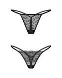 Obsessive Clara stringi otwarte 2 pak L XL Obsessive