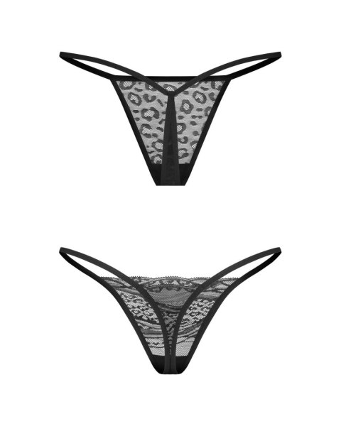 Obsessive Clara stringi otwarte 2 pak L XL Obsessive