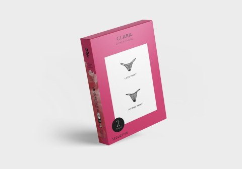 Obsessive Clara stringi otwarte 2 pak L XL Obsessive